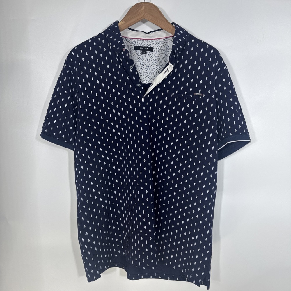 Politix Men's Polo Men's 2XL‎ Farini Print